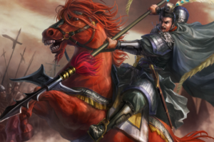 Lu Bu and the hidden corner of `the tiger wolf disguised as a hero`, standing in front of the beautiful European woman, are just a defeated general 3