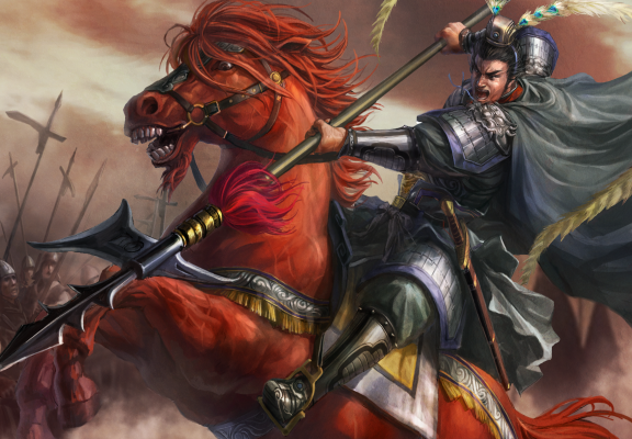 Lu Bu and the hidden corner of `the tiger wolf disguised as a hero`, standing in front of the beautiful European woman, are just a defeated general 3